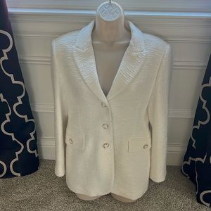 White Zara blazer, size M